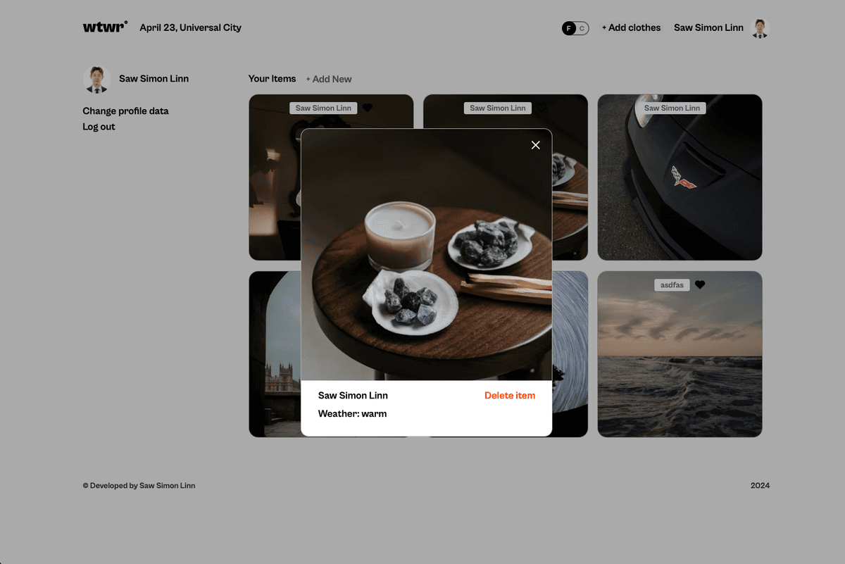 WTWR (What to Wear) screenshot 4